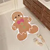 Bath Mats Gingerbread Kitchem Kerstkeuken Tapijten met voor man Non Slip deurmatten Zaal Decor binnen ornamenten