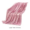 Blankets Blanket Glow In The Dark Soft Comfortable Touch Star Pattern Pink Fleece Home Supplies