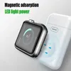 Banki zasilacze do telefonu komórkowego dla iPhone Watch 1000MAH USB Magnetyczna bezprzewodowa ładowarka do ładowarki Portable Mini Dock Power Bank dla IWatch 1 2 3 4 5 6 7 8 SE Ultra 2443