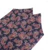 Bow Ties Jacquard Floral Paisley Cashew Tie Wedding Formal Cravat Ascot Scrunch Self British Gentleman Polyester Neck For Men Luxury