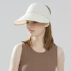 Cappelli a bordo largo Air Top Sun Protection Hat Women's Summer Outdoor Outdoor Secket Plus Size Wamged Full Face All-Matching