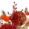 Decoratieve bloemen Chinees jaar Lucky Bucket Ornament met licht voor thuiskantoor decor