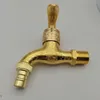 Robinets d'évier de salle de bain simple robinet d'eau froide rapide sur robinet golden couleur chinois argent g1 / 2 15 mm bibcock bassin