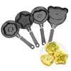 Frühstück Ei Frittier-Eierform Pan Flip Omelette Form Nicht-Stick-Bratpfanne Pfannkuchen-Küchenwerkzeuge Mini