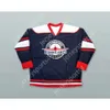 GDSIR Custom Lethbridge Hurricanes Navy Hockey Jersey New Top ED S-M-L-XL-XXL-3XL-4XL-5XL-6XL