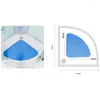 Baignoire Baignage Taignage Anti-Skid Mat à petite taille Assure de la salle de bain de douche en forme de ventilateur