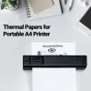 M08F Papier thermique A4 / Papier d'imprimante de taille de lettre BPA BPA Free Ordinar Syer Tattoo Paper continu pour imprimante thermique portable
