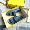 Designer Slippers and Sandals Platform Men's and Women's Shoes F serpentine Slippers Show Fashion Easy to Wear Style Sandals and Slippers with Box