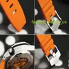 AP Diving Trip Watch Royal Oak Offshore Series 15710ST Précision Steel Quarter Orange Plaque Back Transparent Mens Fashion Leisure Business Sports Diving Watch