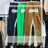 Calça de moletom de calça de calça de designer de designers calças masculinas do estilo masculino Francês Pontas de espuma de espuma esportes casuais de cor solta combinando ligeiramente el 526