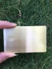 Enveloppen roestvrijstalen zwarte metalen creditcard afdrukbare blanco chip slot en hico magnetische strip
