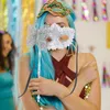 Party Decoration 2x Fancy Dress Mask Mardi Gras Prom Accessories