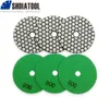 Shdiatoo 6pcs elmas esnek kuru parlatma ped 4/100mm grit #800 taş granit zımpara diski reçinesi parlatıcı disk 240321