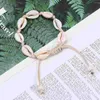 Bracelets de charme Strand Bohemian Shell Perles Bangle Hawaii Élégant bracelet Pieds Fringe Decoration Cadeau