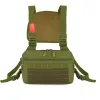 Väskor Taktisk västpåse Män Micro Outdoor Sports Chest Bag Militär Training Belly Pouch Camping Ryggsäck Hunting Accessories X588A
