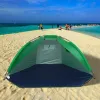 Abrigos 2 pessoas Camping tenda de camada única tenda externa anti -UV Beach tendas abrigos de sol Twning Shade para pescar parque de piquenique