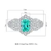 Антикварные вдохновения стерлингового серебра S925 зеленый кварц модный ювелирный кольцо
