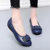 Casual Shoes MUYANG Women Ballet Flats Genuine Leather Flat Woman Work Size 35 - 42 Ladies Loafers