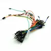 2024 65 i 30pcs/partia Kabel z drutu dla mężczyzn do męskich elastycznych przewodów skorupowych do zestawu starterowego dla breakboardu Arduino