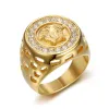 Rings Brand Designer rings Fan family / F family French diamond Titanium steel ring for men and women