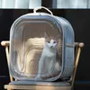 Cat Carriers Dog Bag Pet Foldable Backpack Portable voor het uitgaan van ademende grote ruimte en L5056