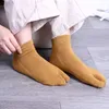 Kadınlar SOCKS Pratik Moda Pamuklu Erkek Japon Unisex Flip Flop Çorap Split Tabi Toe