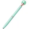 Cute Crystal Spin Pearl Ballpoint Pen High quality Metal Business Office Writing Ball Point Pens School Office Stationery Supplies