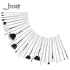 Jessup Brush Set 25st Professional Makeup Brushes Set Foundation Make Up Brush Beauty Tool Powder Blushes Pearl Whitesilver 240403