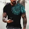 T-shirts masculins 2023 Nouveau t-shirt pour hommes Viking T-shirt T-shirt Crewneck Top Retro Street Classic Classic Short T-shirt T-shirt surdimensionné 2xs-6xl 2443