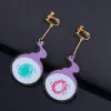 Boucles d'oreilles 20pcs Anime japonais Boucles d'oreilles Hanakokun Hanakokun Cosplay Yugi Amane acrylique Drop Boucle d'oreille Costume Costume Accessoires