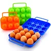 15 Grid Egg Storage Box Egg Box Tray With Lid Drawer Egg Carton PP Fall Kylskåp Fodral Fackförvaring Egg Rack Support