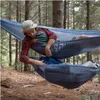 Stockage de stockage et maintenance mobilier Naturehike tralight hamac à came extérieure swing respirant résistant 30d équipement nylon hangin otuqx