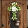 Fiori decorativi ghirlanda di pasqua per porta d'ingresso porta artificiale artificiale veste di vetrine decorazioni natalizie di ghirlanda forniture ornamenta