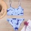 Tragen Sie neue Falbala Kids Badebode Badeanzug 2023 Neue Print Girls Kid Bikini Set 514 Jahre Kinder Verband Schwimmanzug Strandwege A247