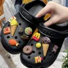 Buty Food Chicken Wing Coke Croc Charms Projektant DIY Symulacja Frytki popcorn buty dekoracja jibb dla croc clogs dla dzieci prezenty