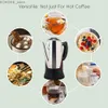 Kaffestillverkare Rostfritt stål Electric Coffee Sensor kan brygga kaffemaskin Set 110V 220V kaffefyllningsverktyg 12 koppar Kaffeentusiast Gift Y240403