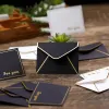 バッグ50pcs/lot HighGrade Envelope Gilding Western Style Postcards Small Business Supplies Paper Envelopes for Wedding Invitation