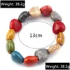 Bracelets de charme Colorf Stone Natural Stone Perles faites à la main Bangles pour femmes Girls Party Birthday Bijoux Cadeaux Drop Livraison Dhpaz