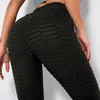 Leggings pour femmes Contrôle du ventre Sexy Femmes Collants d'entraînement Taille haute Bulifting Leggins Pantalon de yoga extensible Minceur Ruché Gym