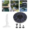 Trädgårdsdekorationer Solar flytande vatten fontän Bird Bath Pump Powered for Decoration