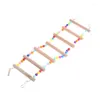 Otros suministros para pájaros Ladders Ladders Swing Chewing Juguete Accesorios de jaula colgante Hamaca para pequeños periquitos Cockatiels Tortbirds