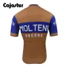 SETS MOLTENI Retro Cycling Jersey Set Men Bib Shorts 9d Gel Pad Cycling Tops