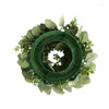 Party Decoration 33/38cm Eucalyptus Wreath Artificial Plants Background Wall Door Decor Hanging Garland Wedding Christmas Home