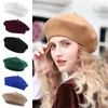 Bérets Automn Winter Warm Beret Hat pour les femmes Girls French Painter Artist Cap.