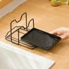 Kitchen Storage Pot Cover Rack Great Iron Universal Cutting Board Pan Lid Holder For