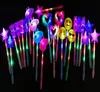 LED lampeggianti bastoncini luminosi rosa brillante stella cuore bacchette magiche attività notturne per feste Concerti carnevali Puntelli compleanno Bomboniera kid6821227
