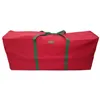 Sacs de rangement Le sac d'arbre de Noël robuste peut accueillir une hauteur de 9 pieds avec un rouge surdimensionné de 65 pouces