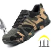 Boots Work Safety Boot Indestructible Shoes for Men Steel Toe Shoes Camouflage Breathable Work Safety Shoes Male Military Boots