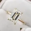 Rings Band Rings Fashions Women Sterling Sier 925 Ewellery Classic Engagement Ring Emerald Cut Latest Style Iamond Latest Style Rop Eliv