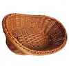 Dinnerware Sets Basket Storage Loaf Bread Retro Fruit Make Up Desktop Plastic Child Daily Use Baskets